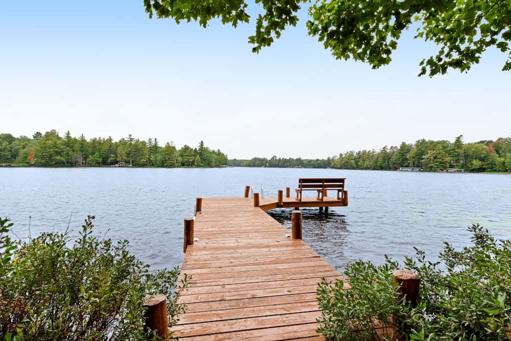 Lakefront home on private peninsula w/ 2 piers & lovely water views - 2 dogs OK