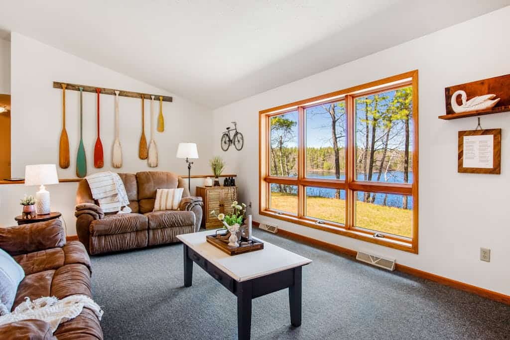 Lakefront Lodge w/ Firepit, Private Dock, and Kayaks - Dogs Welcome
