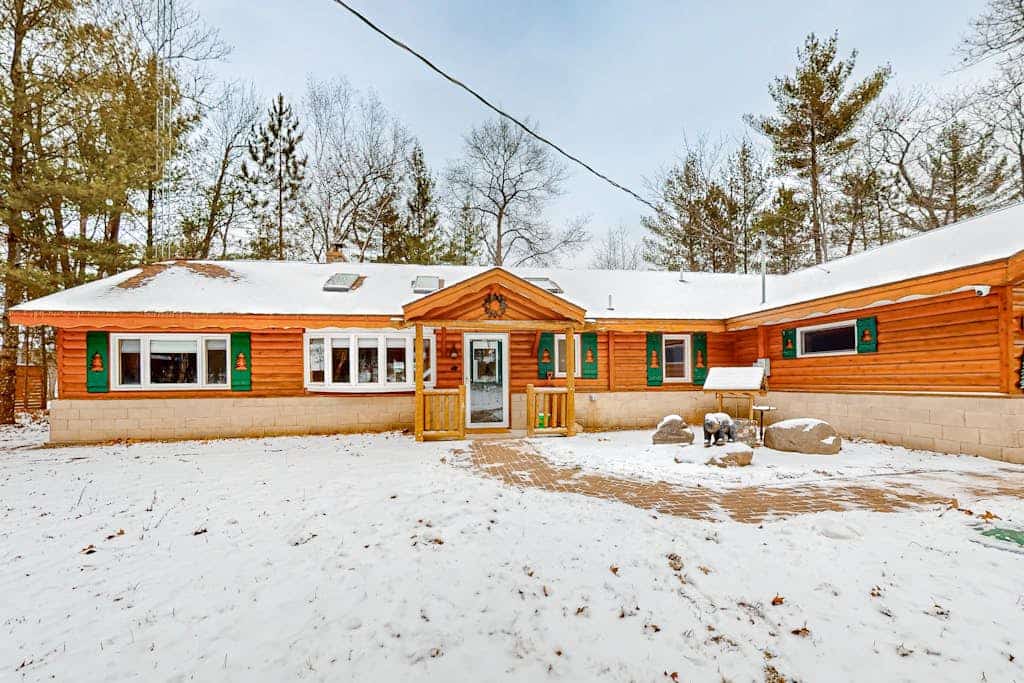 Charming lakefront home with dock, fireplace, streaming, lake views, W/D, & AC