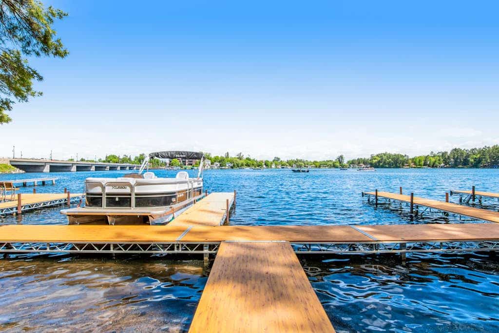 Modern Water-View Condo with Fast WiFi, Gas Fireplace, Patio & Gas Grill