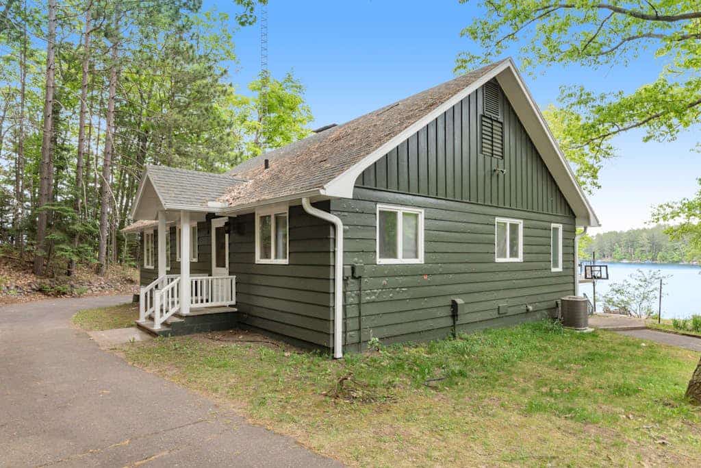 Dog-friendly lakefront home with lake views, sauna, dock, firepit - near skiing