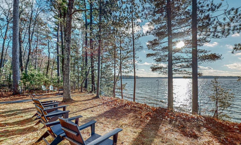 Fence Lake Chain Home w/ Great View,Paddle Boards, Kayaks,Gas Grill & Fire pit