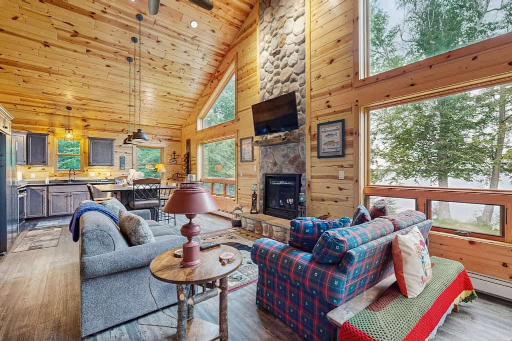 Beacon Point  | Lakeside cabin in Presque Isle with a firepit and water access