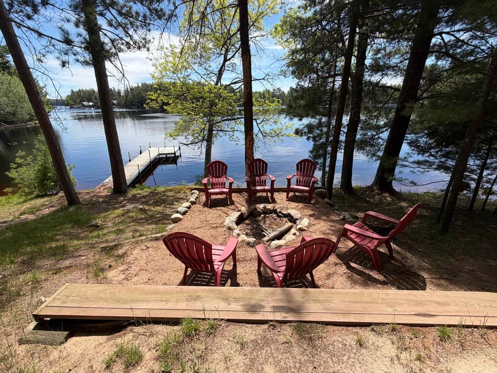 Little Red Lakeside Cabin