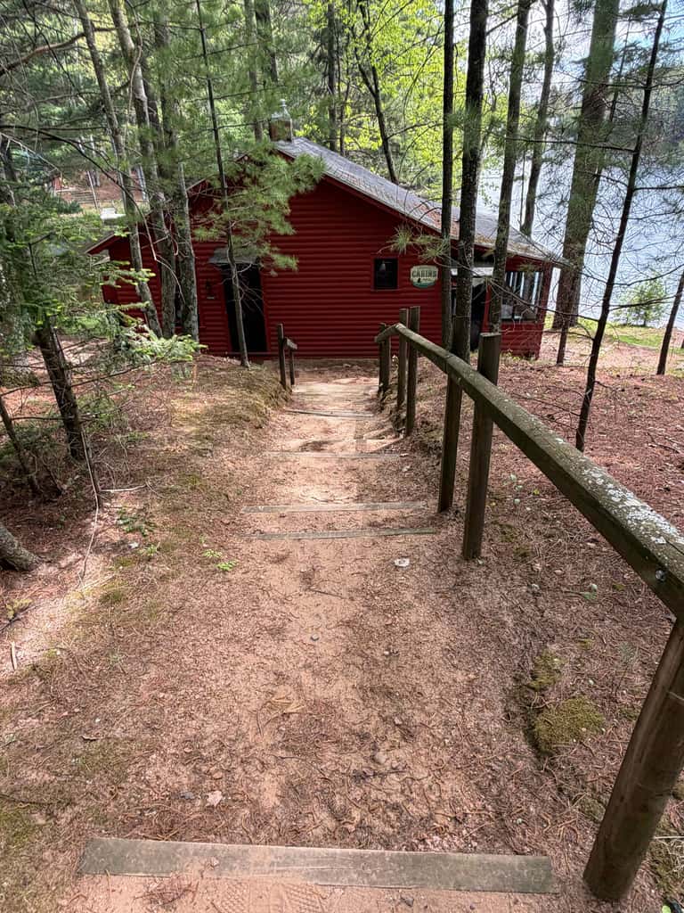 Little Red Lakeside Cabin