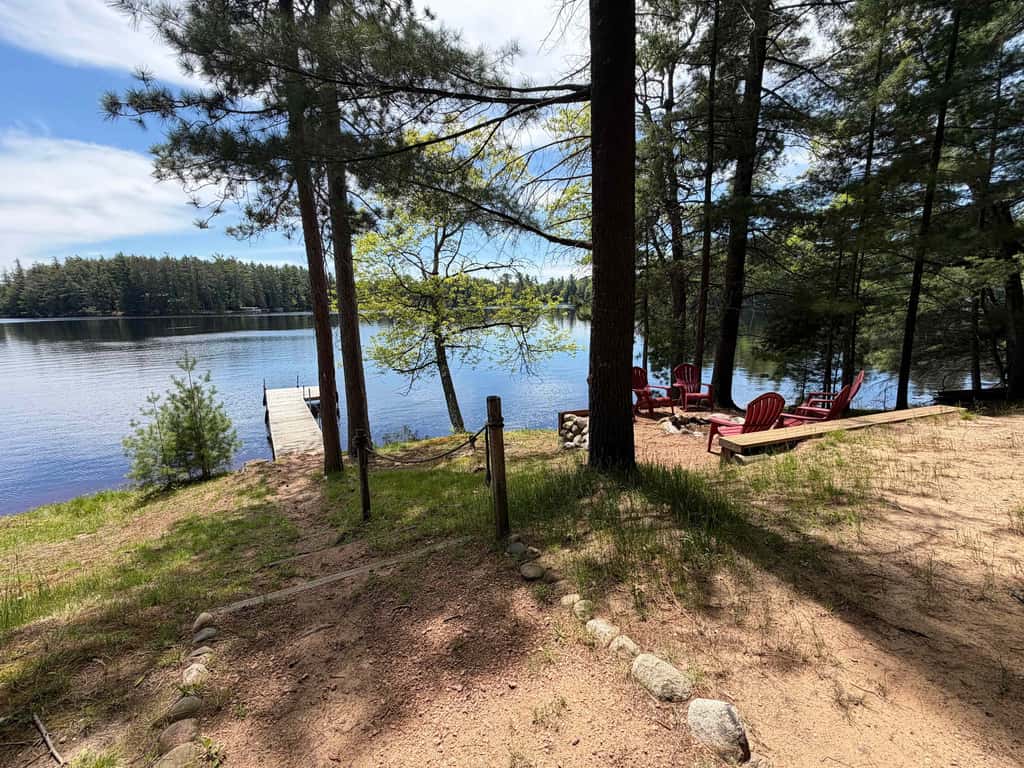 Little Red Lakeside Cabin