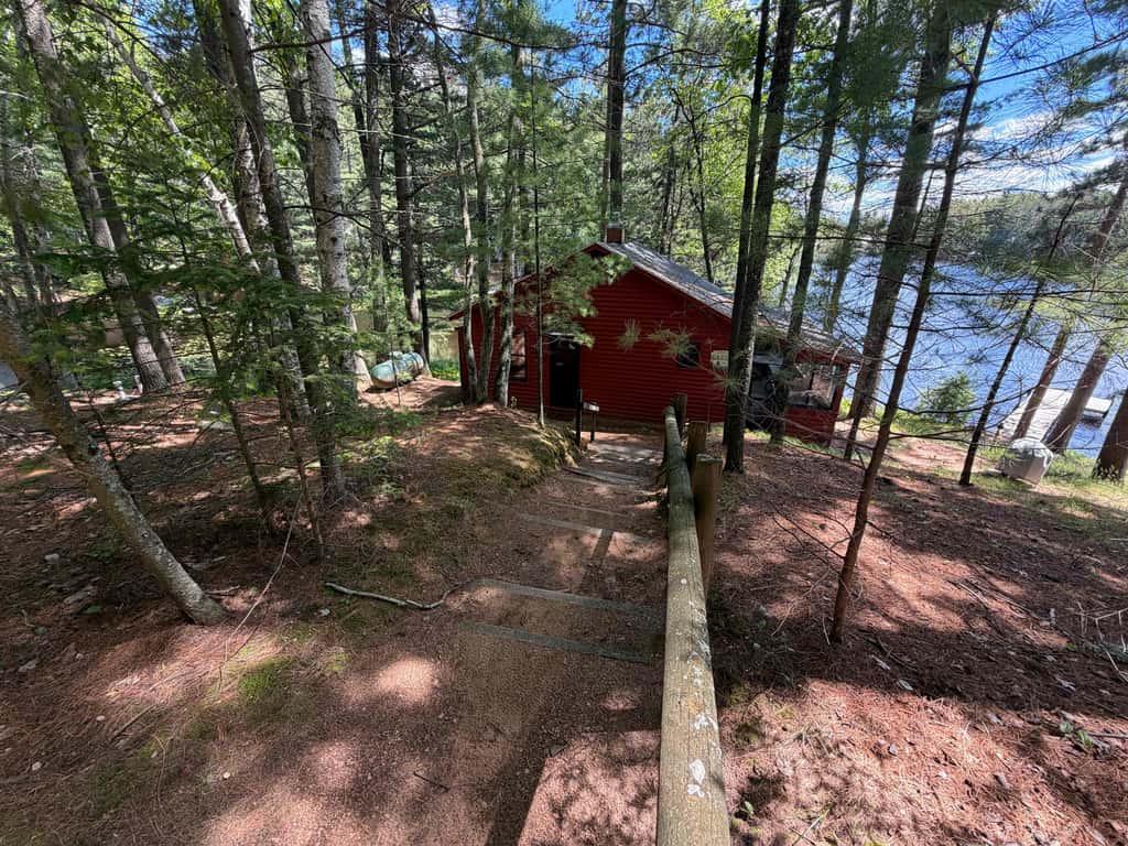 Little Red Lakeside Cabin