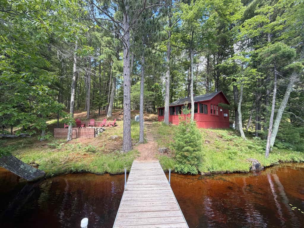 Little Red Lakeside Cabin