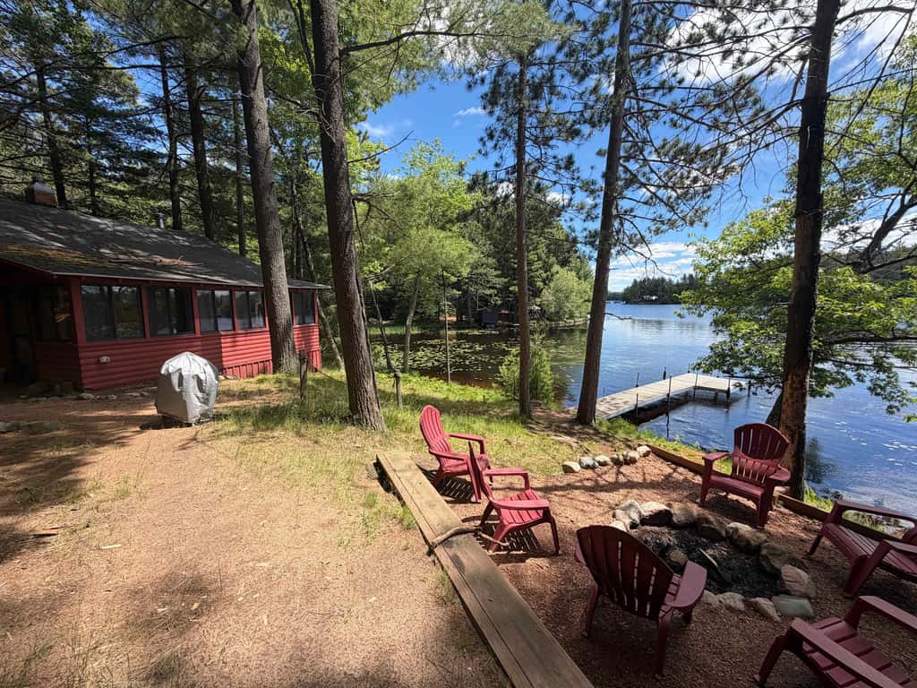 Little Red Lakeside Cabin
