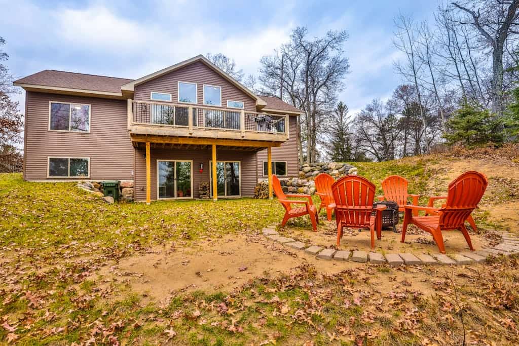 Recreational lakefront home w/ private dock, trails access, & washer/dryer