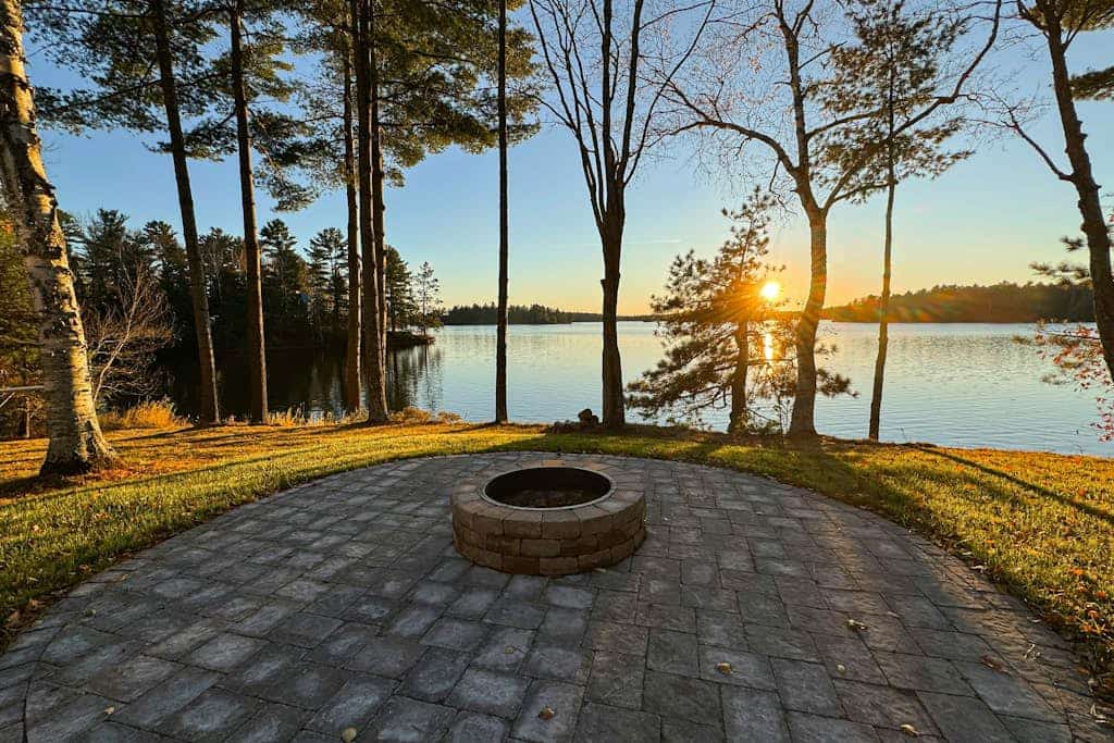 Waterfront home in great location with private dock, firepit &  deck