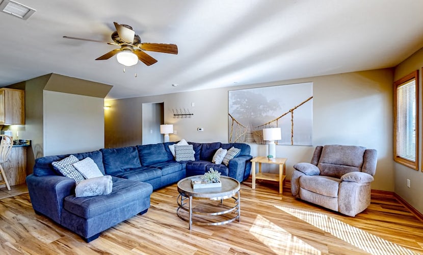 Golf course-front condo with pool, hot tub, dock, tennis, golf, & private beach