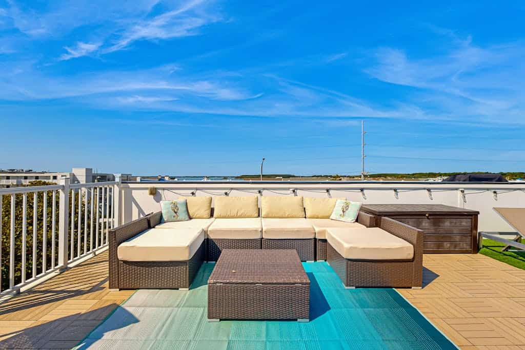 Modern Retreat | Rooftop Deck with Ocean & Bay Views | Walk to Dewey Beach