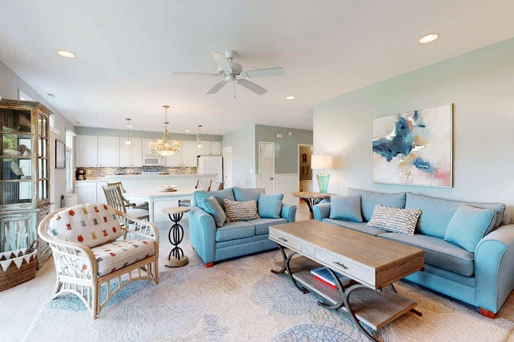 Spring Lake Condo with patio, free WIFI, W/D, shared pool