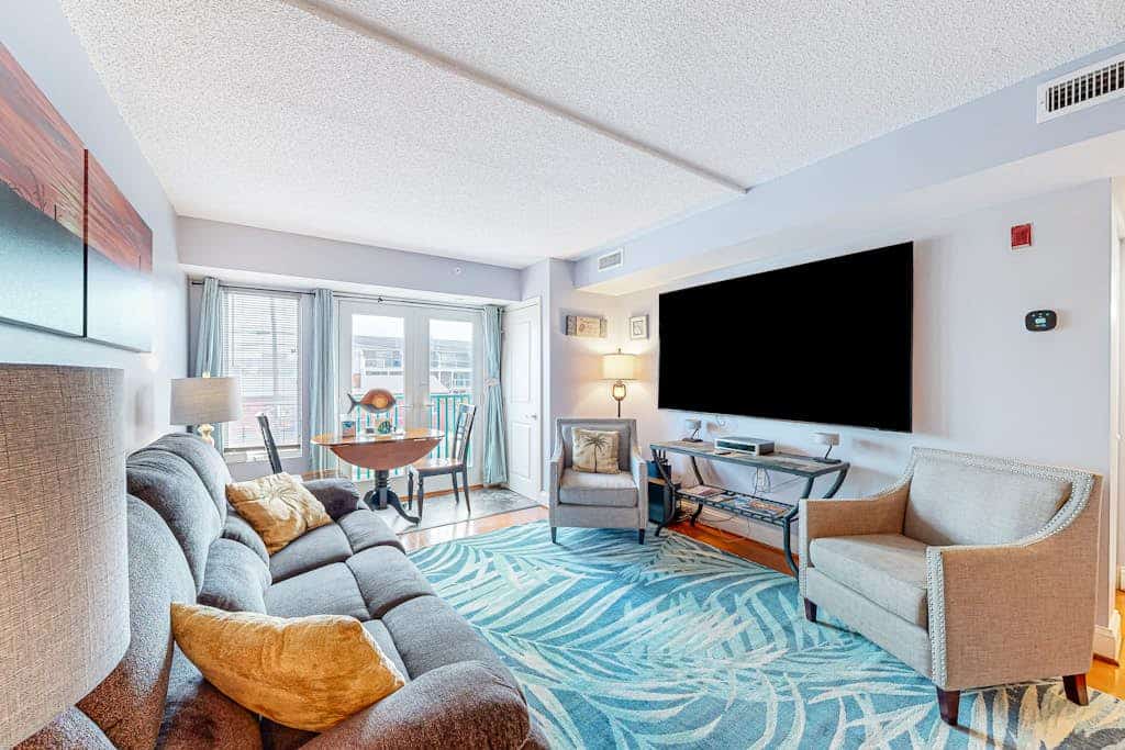 Town of Dewey Beach updated condo with pool, balcony, & W/D