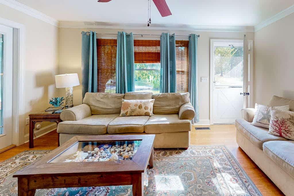 Town of Rehoboth Beach home in a great location with yard and 3-season room