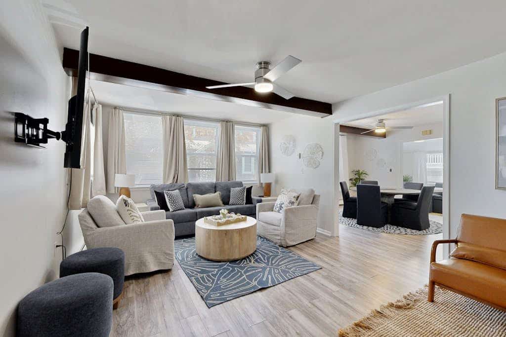 Dog-friendly Rehoboth Beach gem steps from beach & boardwalk with fast WiFi