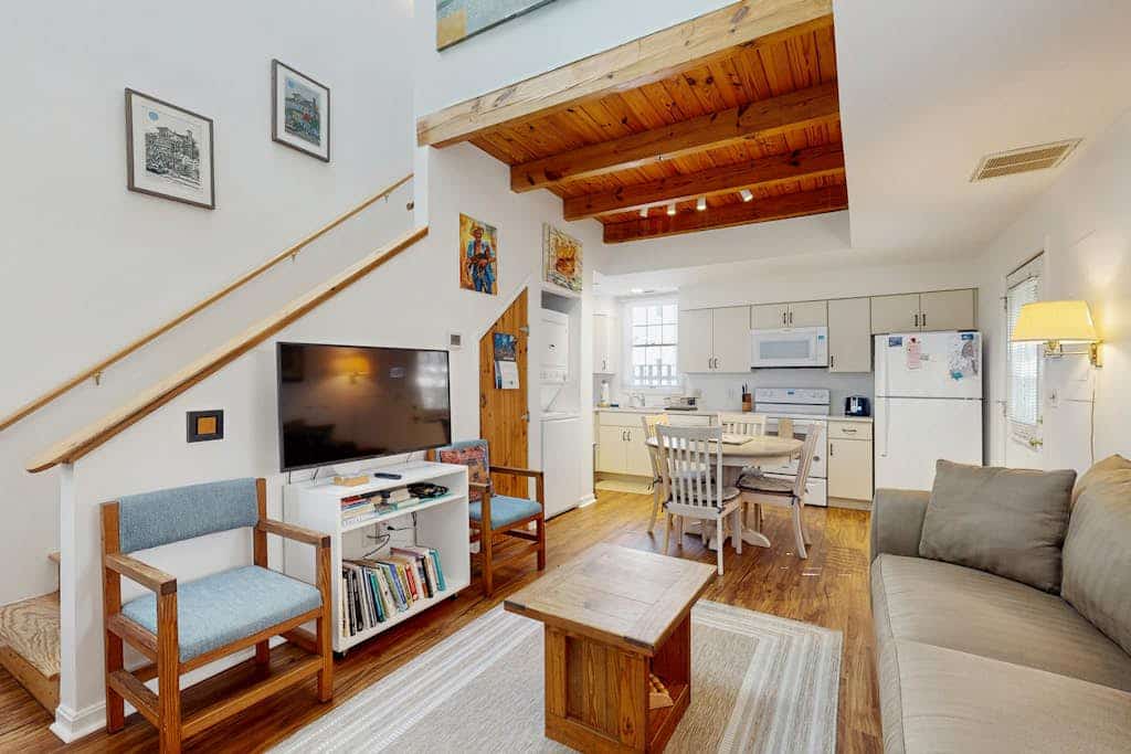 Town of Rehoboth Beach townhouse w/patio, balcony, close to beach