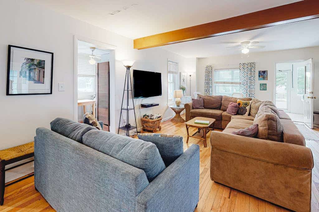 Rehoboth Beach dog-friendly home w/ ocean view, central AC, & fast WiFi