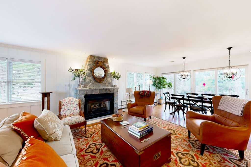 Town of Rehoboth Beach dog-friendly home with fireplace & W/D - walk everywhere