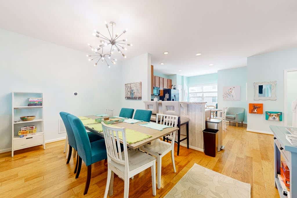 Rehoboth Crossing townhome with pool, trails, EV charger, gym, balcony