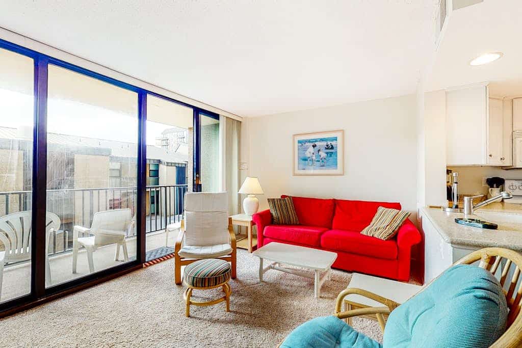 Sea Colony Second-Floor Condo with Shared Gym, Tennis & Elevator