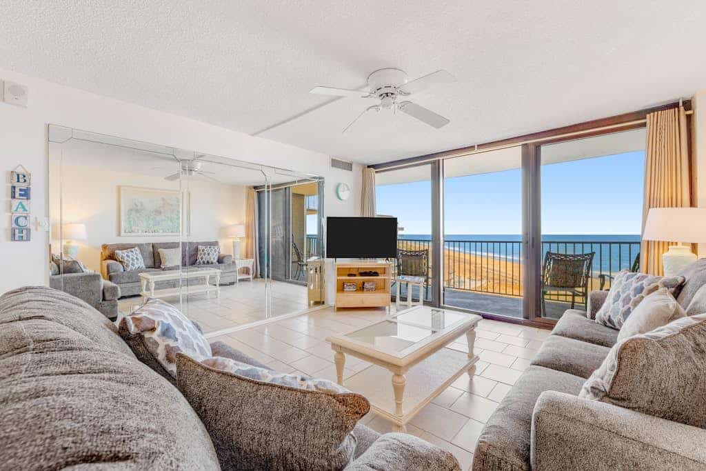 Sea Colony Ocean 8th floor condo w/ pool, free WiFi, & basketball court
