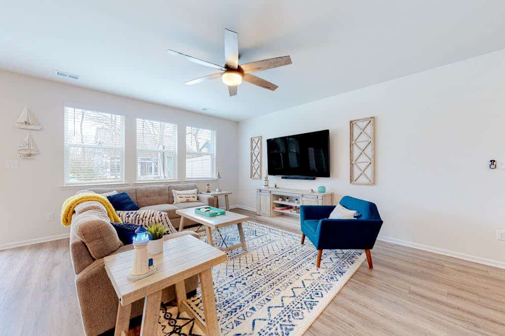 Ocean View Beach Club home with fast WiFi, central A/C, & community amenities