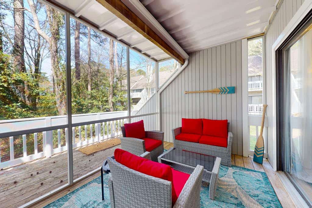 Sea Colony condo with 12 pools, private beach, tennis, shuttle, gym, & deck