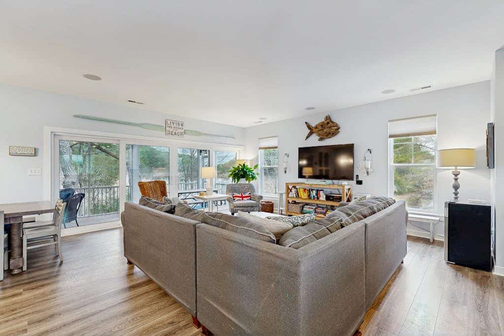 The Sanctuary home near the beach with private pool, pond views, grill, porch