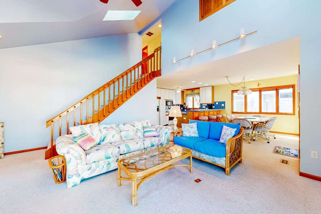 Town of South Bethany enchanting canal-front retreat with decks & amazing views