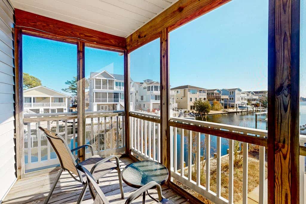 Town of South Bethany enchanting canal-front retreat with decks & amazing views