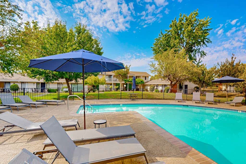 Fairway views stretch beyond your patio at this ground-floor Silverado condo, freshly updated for comfort. This sophisticated 1-bedroom condo puts you at the heart of Napa's wine country — Silverado Trail's legendary wineries start just outside your door. You'll have the pool to yourself on quiet weekday afternoons. Duckhorn and Frog's Leap are 10 minutes away, downtown Napa's 55 tasting rooms just 15. When evening falls, the fireplace (firewood not provided) crackles as you uncork today's finds.