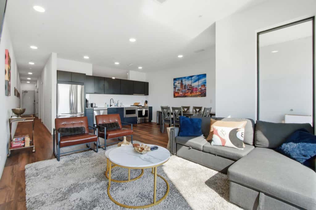 Riverfront Condo Stay with Balcony, Near Downtown