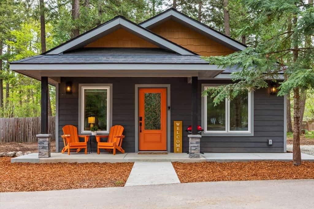 Enjoy a quiet stay surrounded by towering pines and the natural beauty of Avondale Lake in this brand-new 720-square-foot, single-level home. This private 2-bedroom, 1-bathroom retreat sits on nearly an acre and offers your own entrance, dock, and outdoor space. Spend the day paddleboarding, kayaking, or fishing on the non-motorized lake, then relax in the hot tub or gather around the fire pit while watching for deer and eagles. With modern comforts, nearby golf and dining, and complimentary Tour CDA perks, it’s an ideal North Idaho getaway!