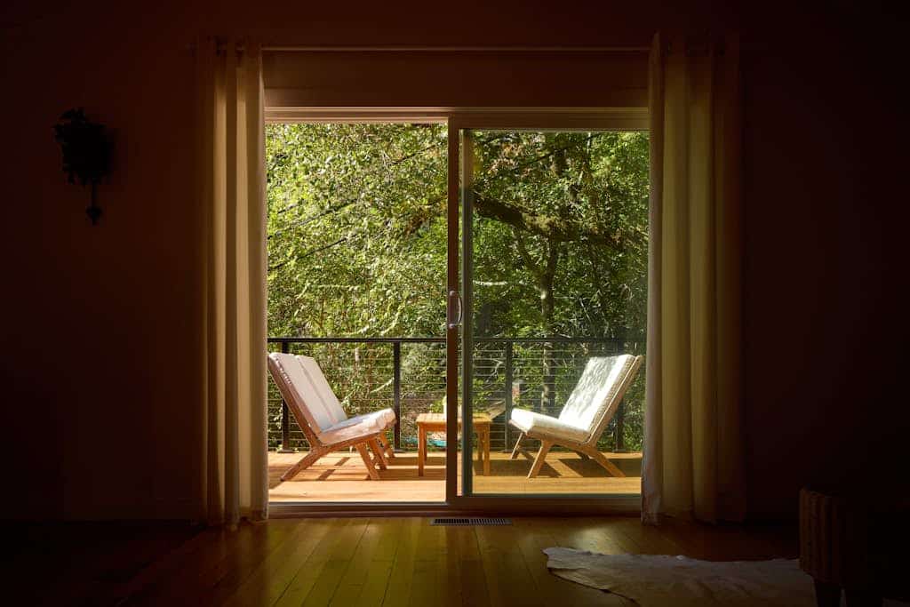 Step through sliding glass doors onto your private deck surrounded by towering redwoods. This stylish 3-bedroom retreat sleeps 6 in mid-century elegance. Just half a mile to Sunset Beach and the Russian River. Downtown Forestville's tasting rooms and Burke's Canoe Trips are minutes away. End your wine country days grilling under the stars while the redwoods whisper overhead — this is why you came to Sonoma County.
