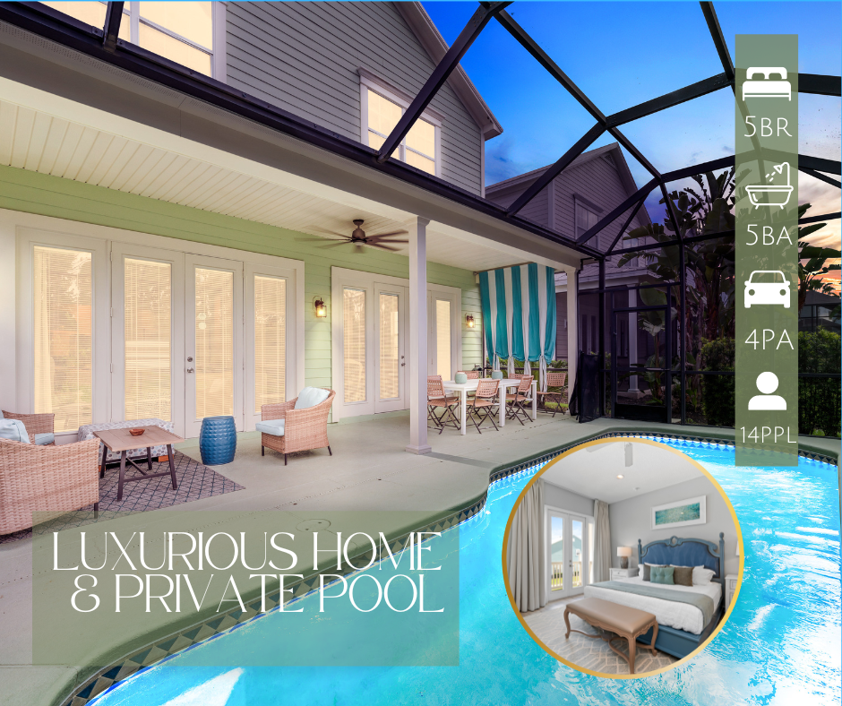 Luxurious Home with Private Pool at Kissimmee