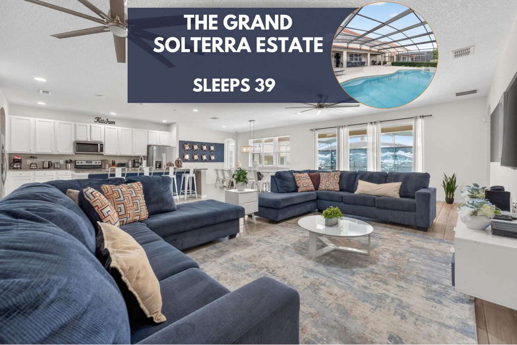 14BR Mansion Pool Theater Sleeps 39