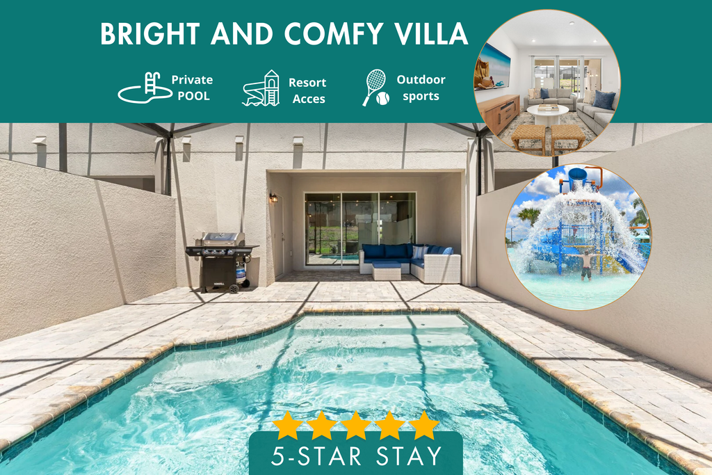 Bright and Comfy Villa at Amazing Resort