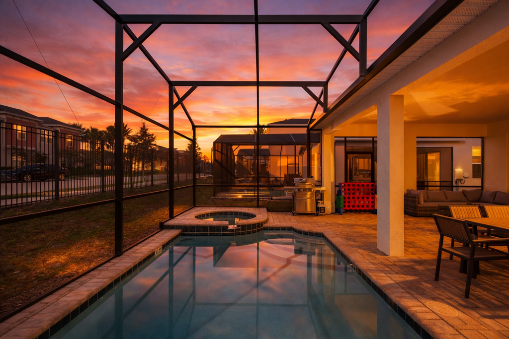 New Welcoming Resort Home w/ Private Pool, sleeps 20