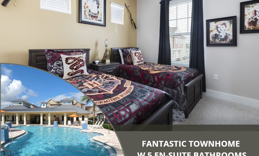 Beautiful Family Villa BBQ patio 5min to Disney|