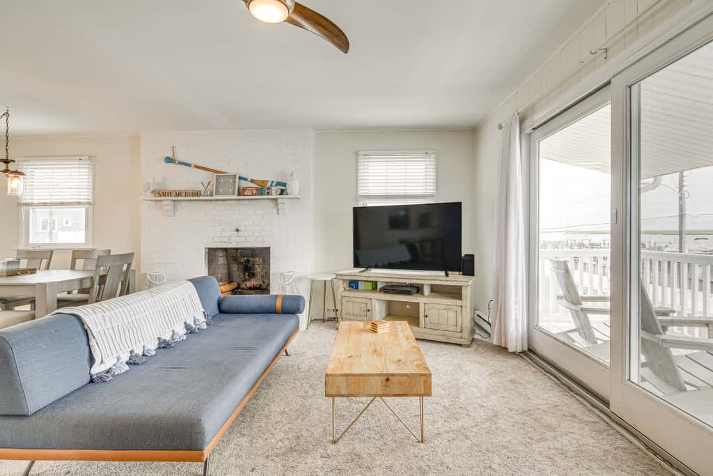 Waterfront Brigantine Home, Walk to Beach!