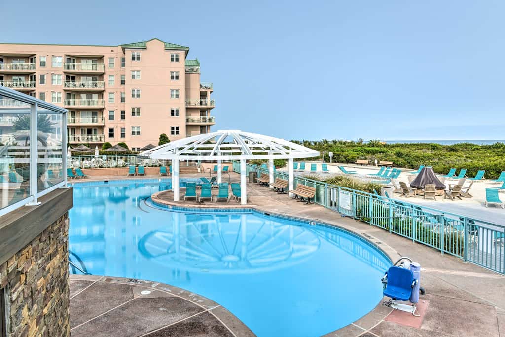 Private Beach! Oceanfront Wildwood Crest Retreat