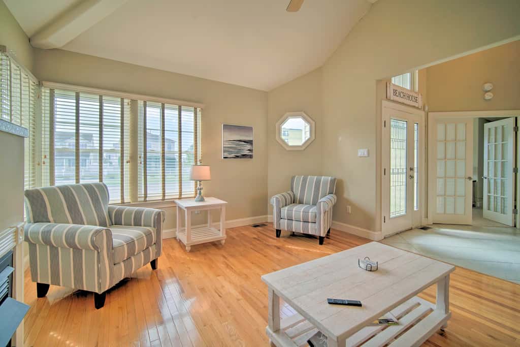 Spacious Brigantine Home ~ 1 Block to Beach!