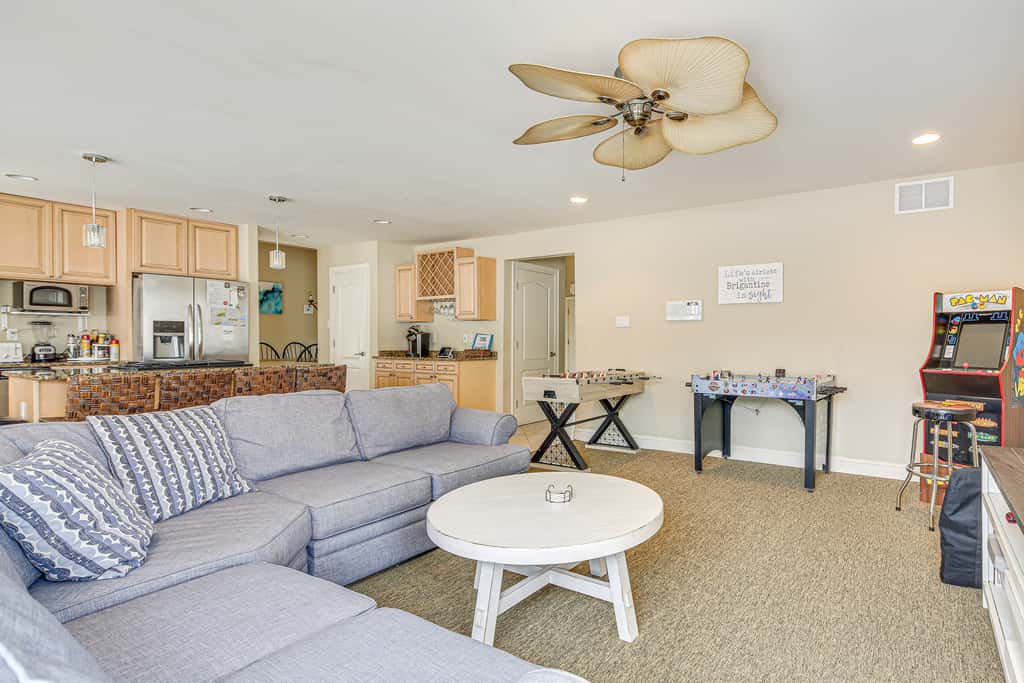 Spacious Brigantine Home ~ 1 Block to Beach!