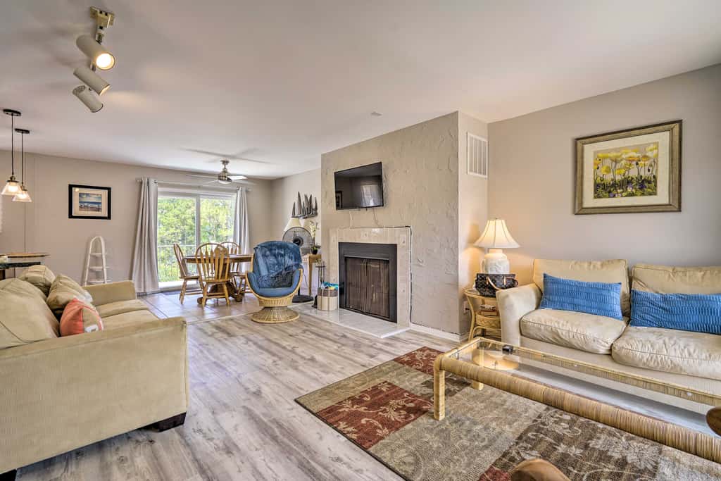 Brigantine Retreat w/ Balconies - Walk to Beach!