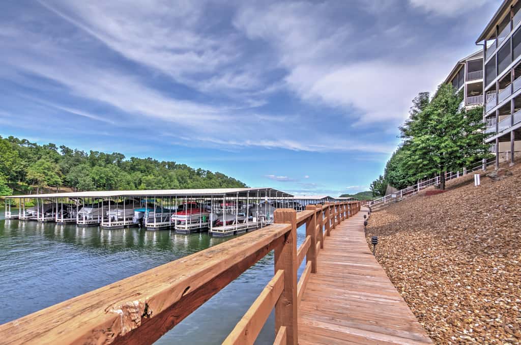 Tranquil Osage Beach Condo w/ Waterfront Decks!