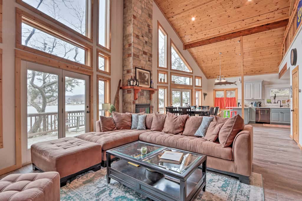 Private Dock, Lake Access! Multi-Level Ozarks Home