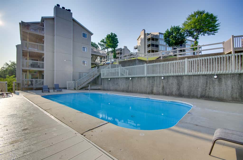Pool & Lake Access! 3rd-Floor Osage Beach Retreat