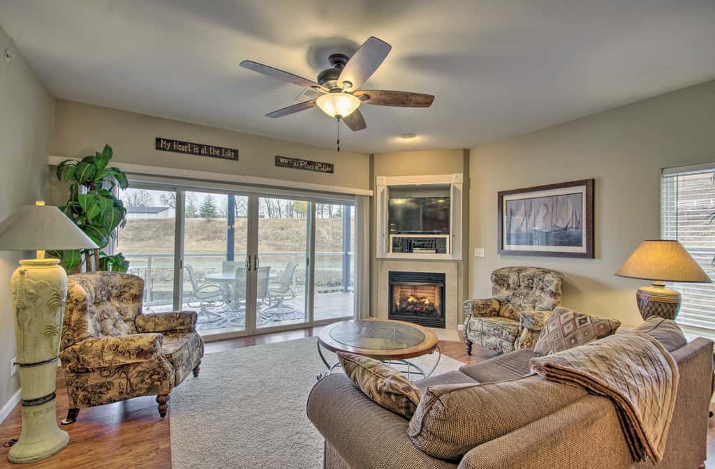 Boat Slip & Pool! Waterfront Lake Ozark Escape